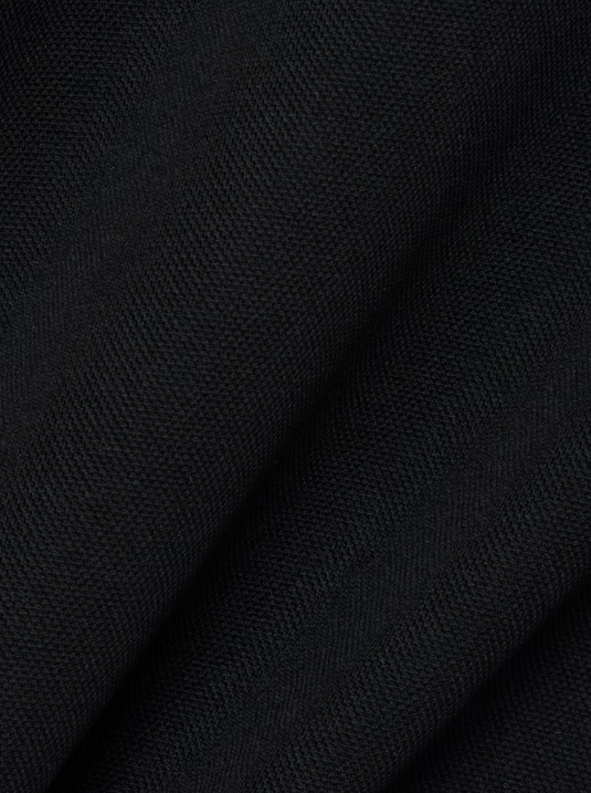 T-SHIRT MULHER LACOSTE SLIM FIT COM TECNOLOGIA ULTRA-DRY PRETA