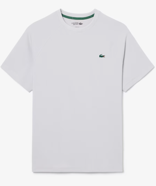 Carica immagine in Galleria Viewer, T-SHIRT HOMEM LACOSTE ELÁSTICA COM TECNOLOGIA ULTRA-DRY CINZA
