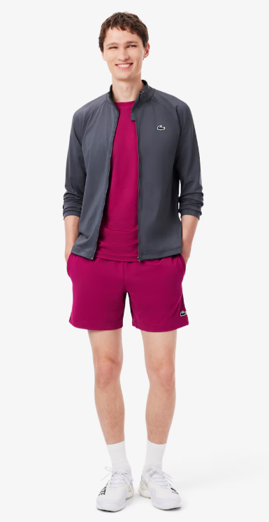 Carica immagine in Galleria Viewer, T-SHIRT HOMEM LACOSTE ELÁSTICA C/ TECNOLOGIA ULTRA-DRY ROSA FÚCSIA
