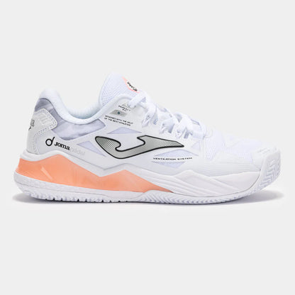 SAPATILHA PADEL SENHORA JOMA SPIN LADY 2501 BRANCO