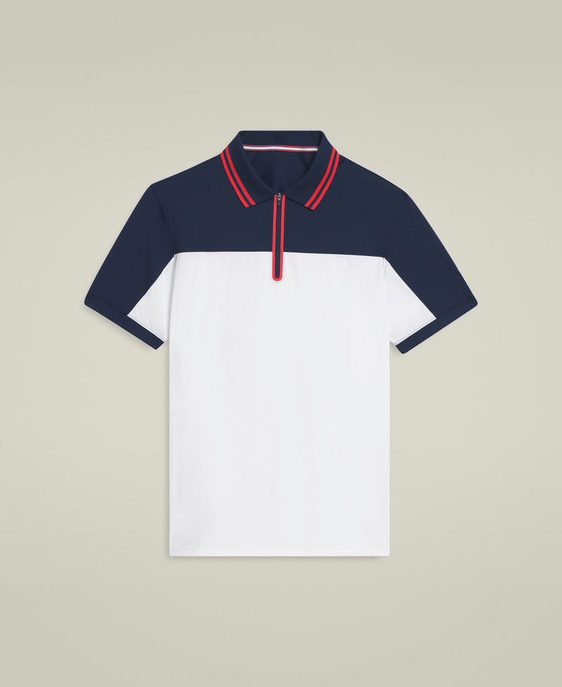 Laden Sie das Bild in Galerie -Viewer, POLO HOMEM WILSON ADVANTAGE ZIP CLASSIC NAVY
