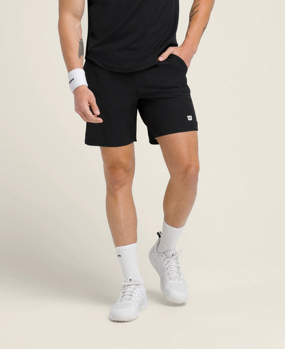 CALÇÃO HOMEM WILSON TOURNAMENT 7" UNLINED PRETO