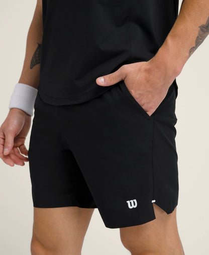CALÇÃO HOMEM WILSON TOURNAMENT 7" UNLINED PRETO
