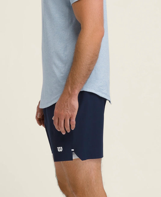 CALÇÃO HOMEM WILSON TOURNAMENT 7" Unlined Azul