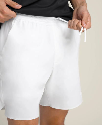 CALÇÃO HOMEM WILSON TOURNAMENT 7" UNLINED BRANCO