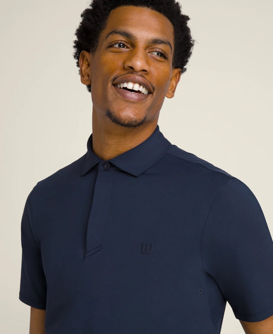 POLO HOMEM WILSON LEAGUE AZUL