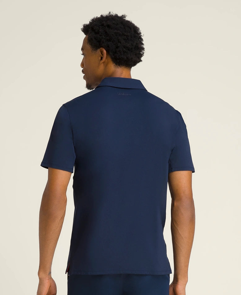 POLO HOMEM WILSON LEAGUE AZUL