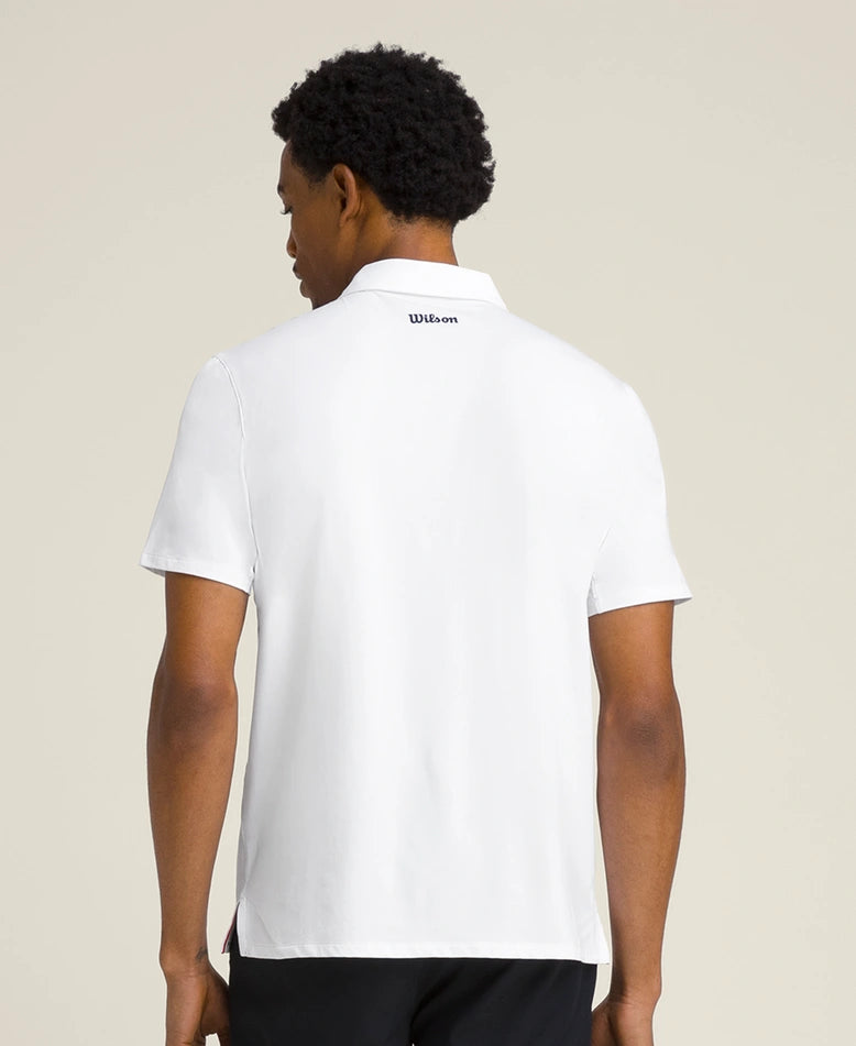 Abrir imagem na galeria, POLO HOMEM WILSON LEAGUE BRANCO
