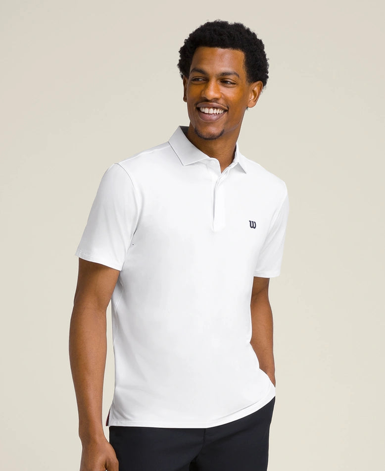 Abrir imagem na galeria, POLO HOMEM WILSON LEAGUE BRANCO
