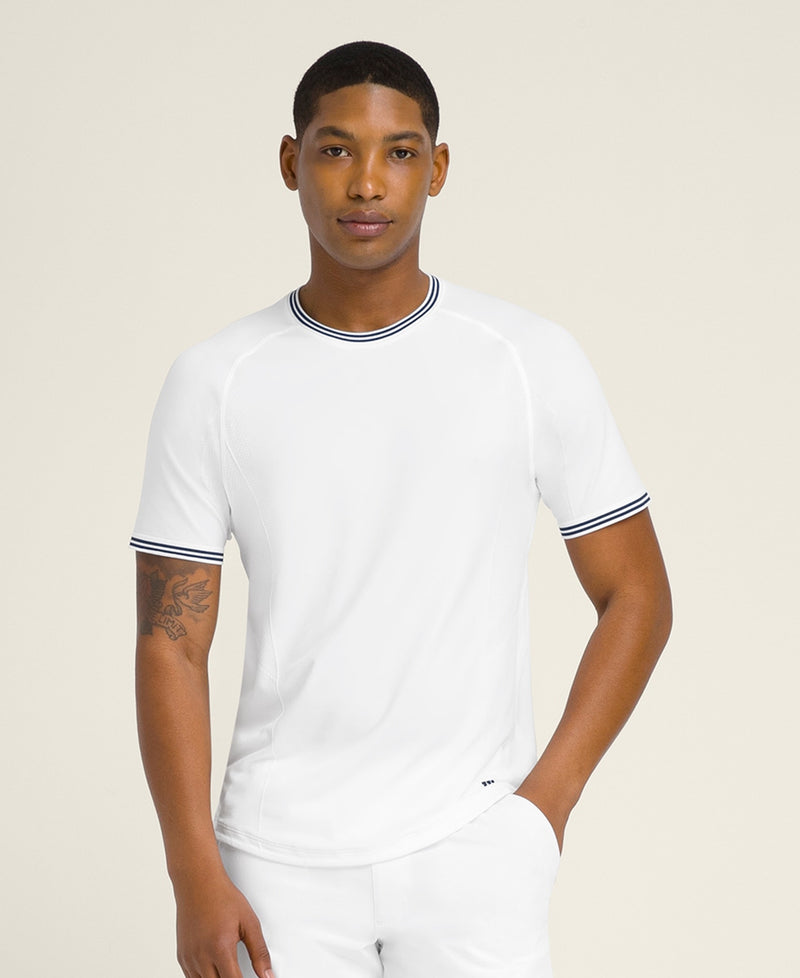 Carica immagine in Galleria Viewer, T-SHIRT HOMEM WILSON COURT PERFORMANCE BRANCO

