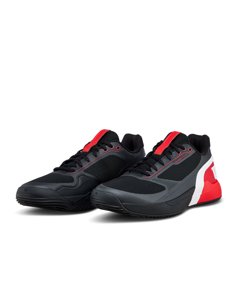 Carica immagine in Galleria Viewer, SAPATILHAS PADEL DE HOMEM WILSON RUSH PRO 5 PRETO/VERMELHO
