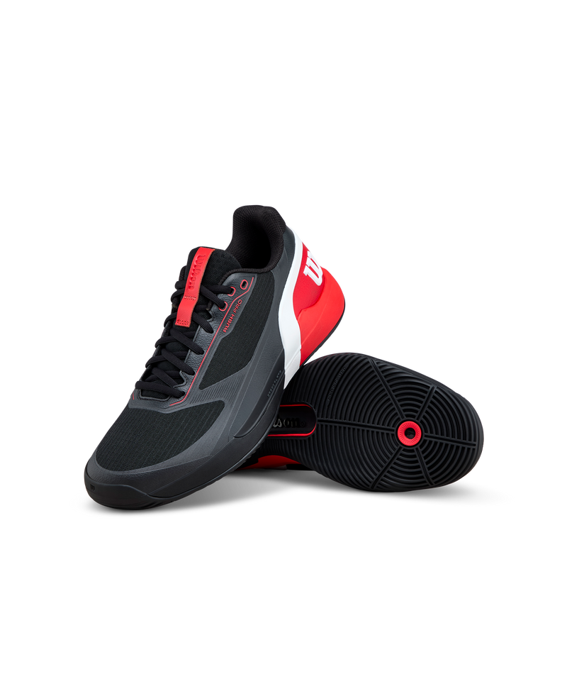 Carica immagine in Galleria Viewer, SAPATILHAS PADEL DE HOMEM WILSON RUSH PRO 5 PRETO/VERMELHO
