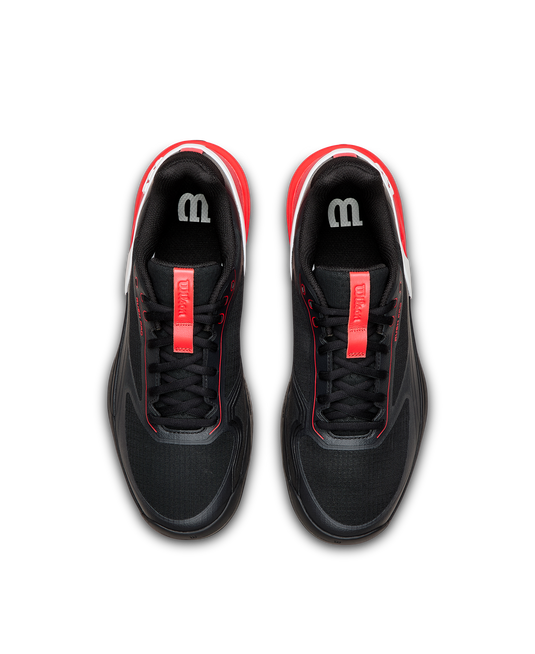 SAPATILHAS PADEL DE HOMEM WILSON RUSH PRO 5 PRETO/VERMELHO