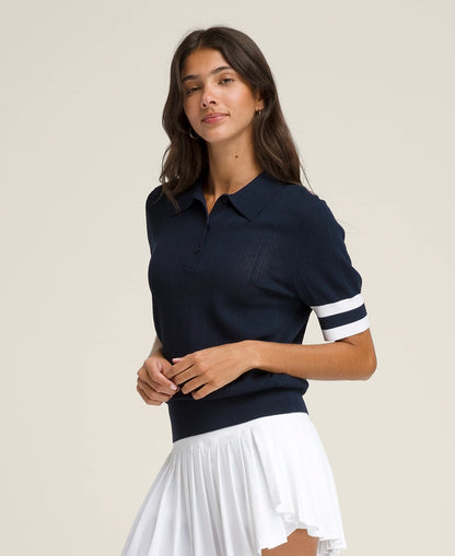 T-SHIRT POLO MULHER WILSON ESSEX AZUL