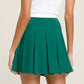 SAIA MULHER WILSON  PLISSADA CLASSICA VERDE