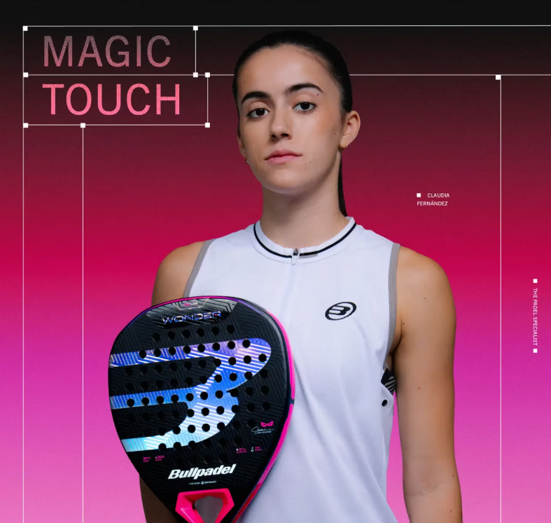 Carica immagine in Galleria Viewer, RAQUETE DE PADEL BULLPADEL WONDER 27 DE CLAUDIA FERNÁNDEZ
