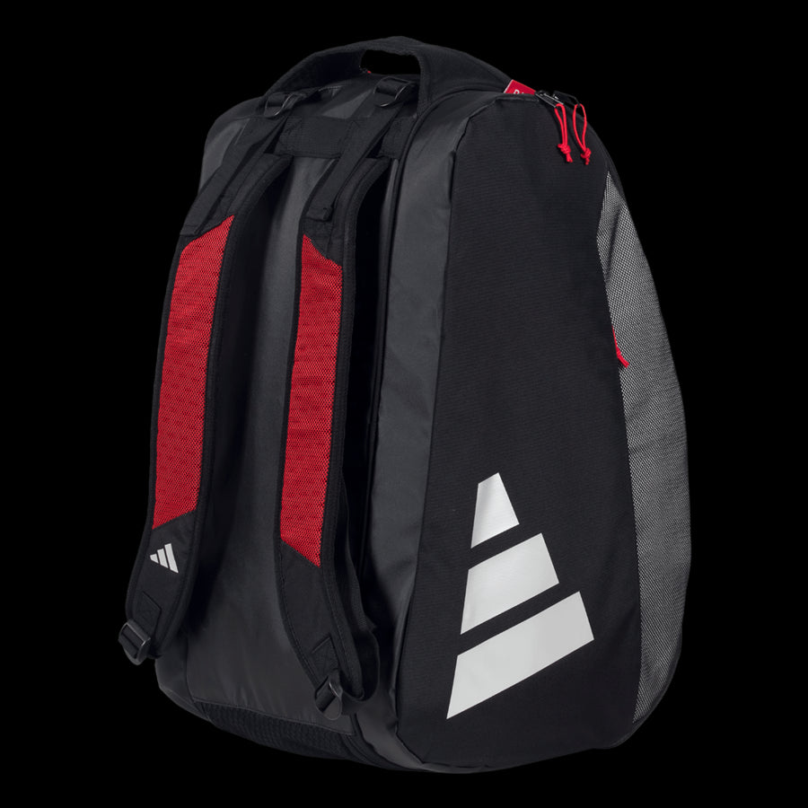 SACO DE PADEL ADIDAS MULTIGAME PRETO/VERMELHO 3.4 2025 DE ALE GALÁN