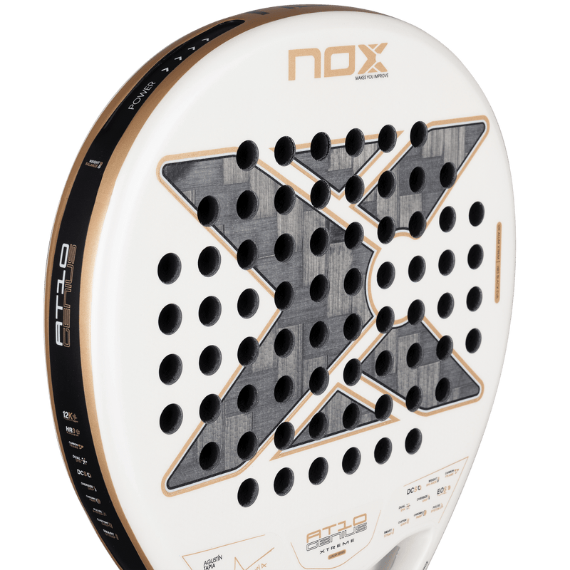 Abrir imagem na galeria, RAQUETE DE PADEL NOX AT10 LUXURY GENIUS 12K ALUM XTREM 2026 by AGUSTIN TAPIA
