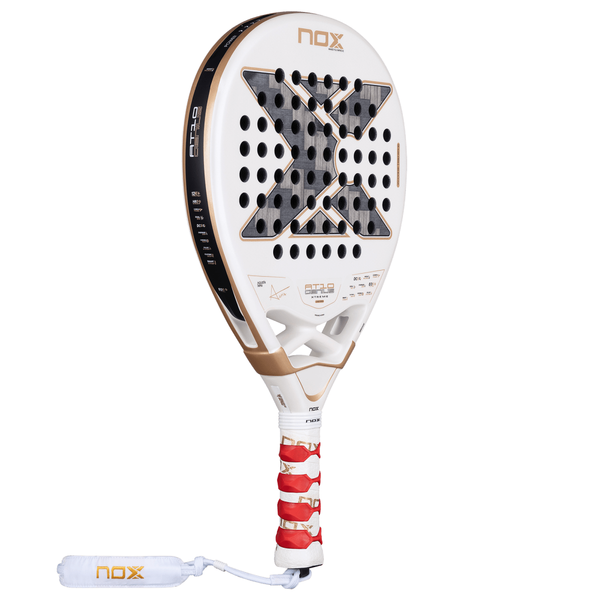 RAQUETE DE PADEL NOX AT10 LUXURY GENIUS 12K ALUM XTREM 2026 by AGUSTIN TAPIA- PRÉ-VENDA