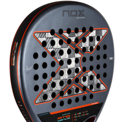 RAQUETE DE PADEL NOX AT10 LUXURY GENIUS 18K ALUM 2025 BY AGUSTÍN TAPIA