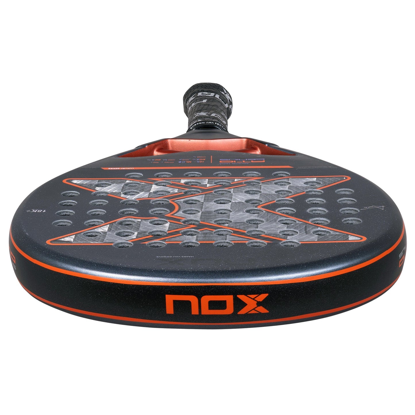 RAQUETE DE PADEL NOX AT10 LUXURY GENIUS 18K ALUM 2025 BY AGUSTÍN TAPIA