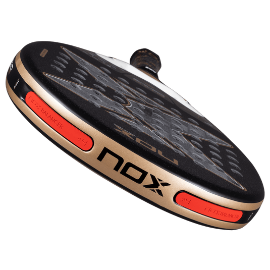 RAQUETE DE PADEL NOX AT10 LUXURY GENIUS 18K ALUM 2026 by AGUSTIN TAPIA