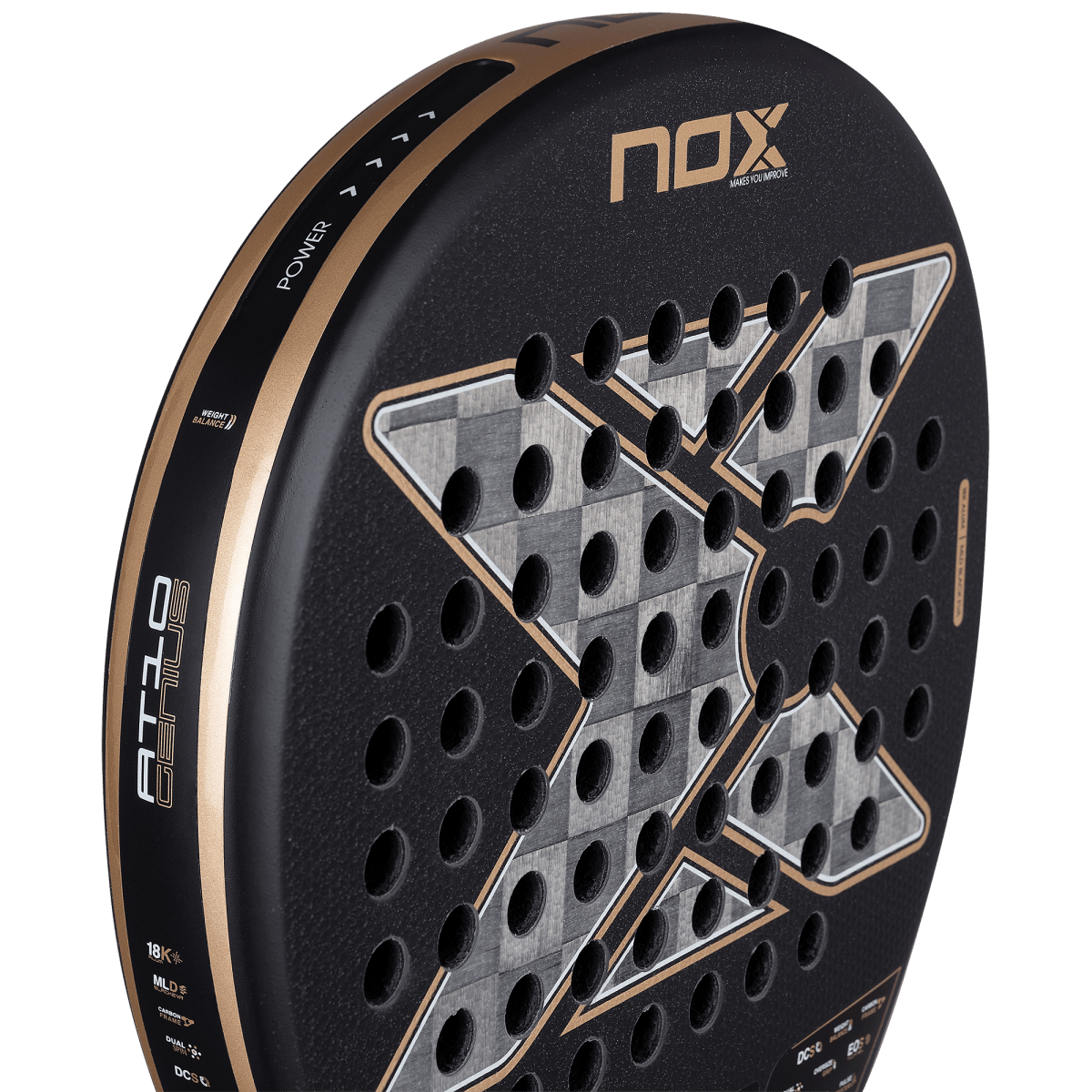 RAQUETE DE PADEL NOX AT10 LUXURY GENIUS 18K ALUM 2026 by AGUSTIN TAPIA- PRÉ-VENDA