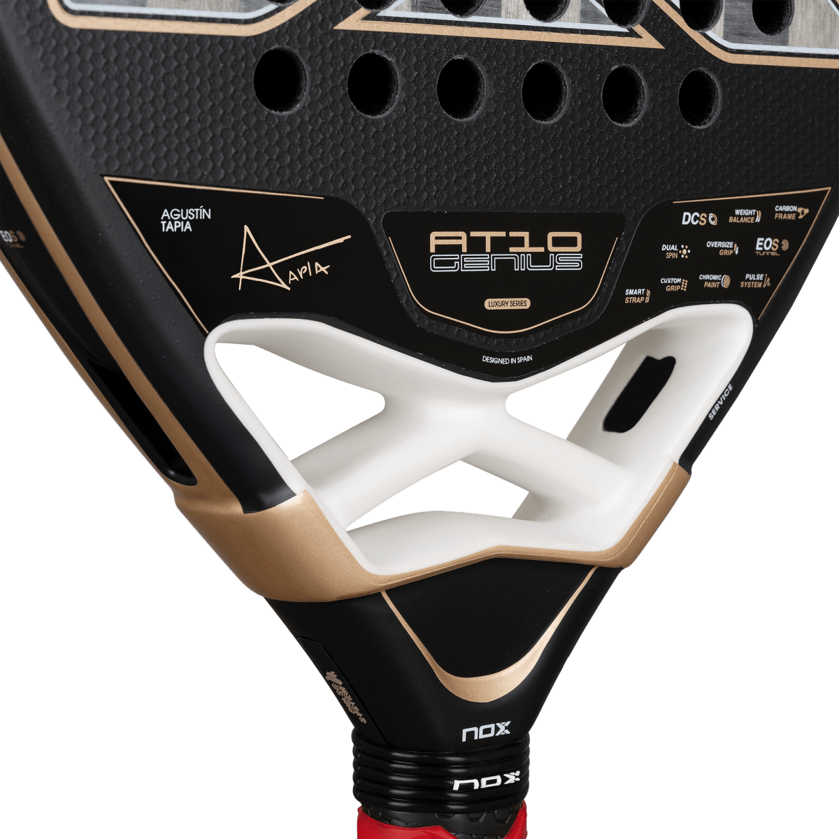 RAQUETE DE PADEL NOX AT10 LUXURY GENIUS 18K ALUM 2026 by AGUSTIN TAPIA- PRÉ-VENDA