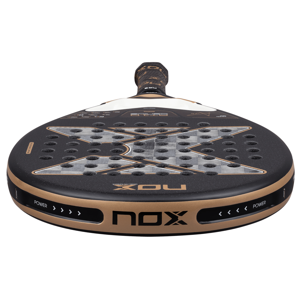 RAQUETE DE PADEL NOX AT10 LUXURY GENIUS 18K ALUM 2026 by AGUSTIN TAPIA- PRÉ-VENDA