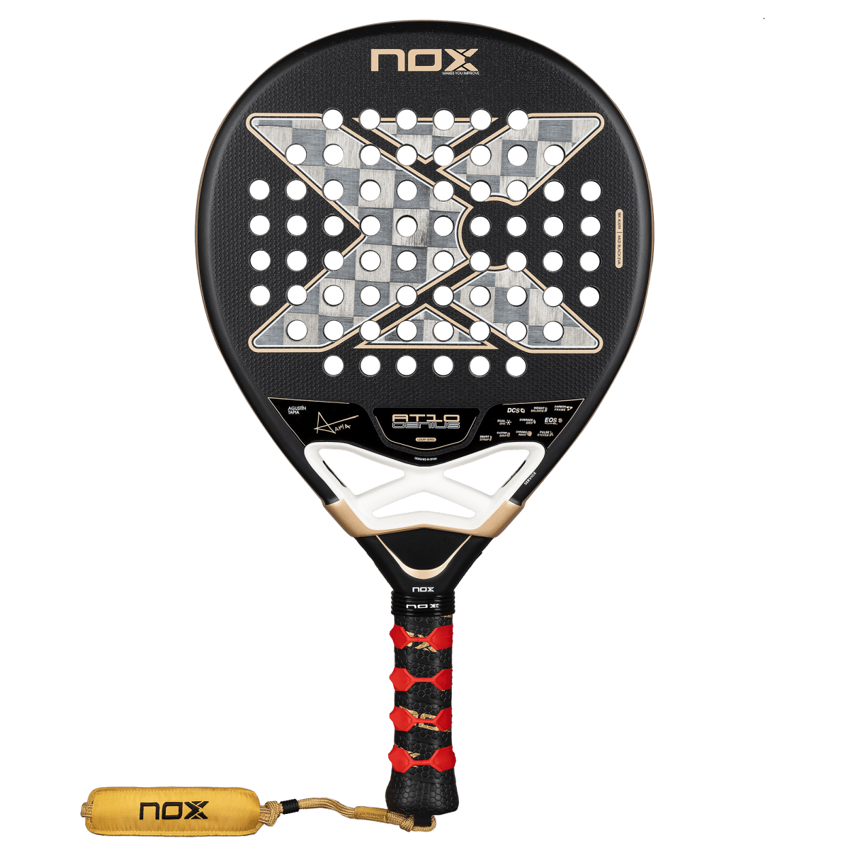 RAQUETE DE PADEL NOX AT10 LUXURY GENIUS 18K ALUM 2026 by AGUSTIN TAPIA- PRÉ-VENDA
