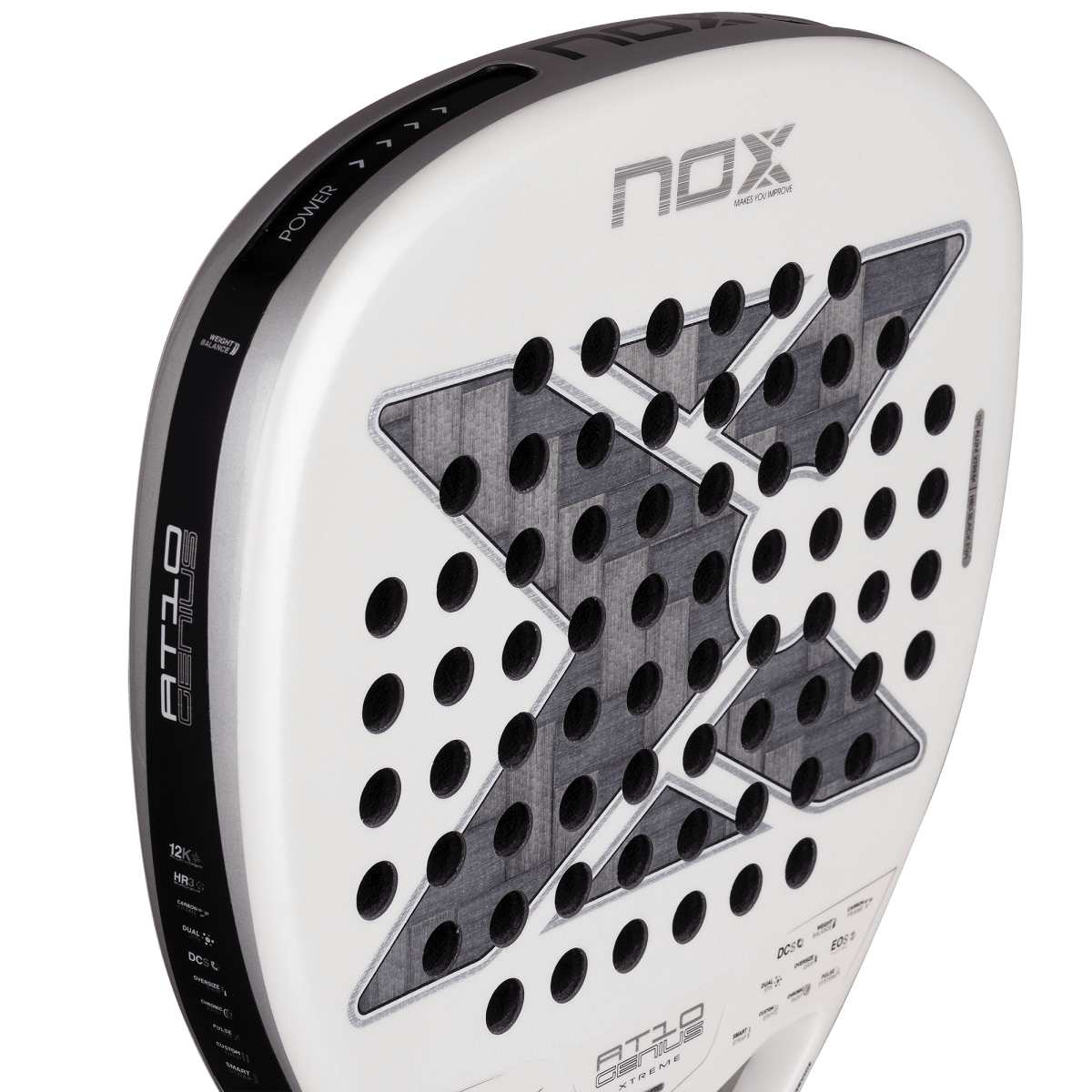 RAQUETE DE PADEL NOX AT10 LUXURY GENIUS ATTACK 12K ALUM XTREM 2026 by AGUSTIN TAPIA- PRÉ-VENDA