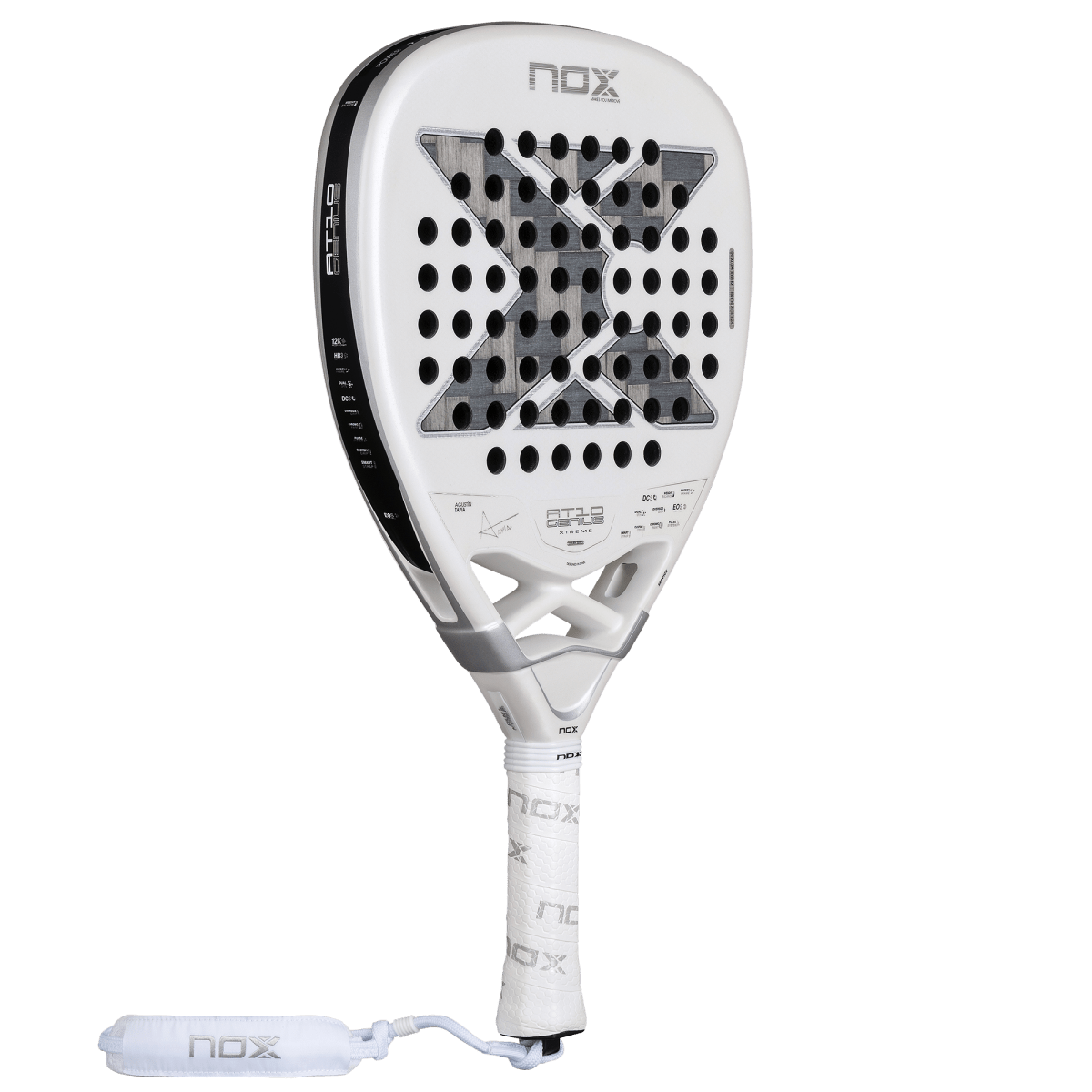 RAQUETE DE PADEL NOX AT10 LUXURY GENIUS ATTACK 12K ALUM XTREM 2026 by AGUSTIN TAPIA- PRÉ-VENDA