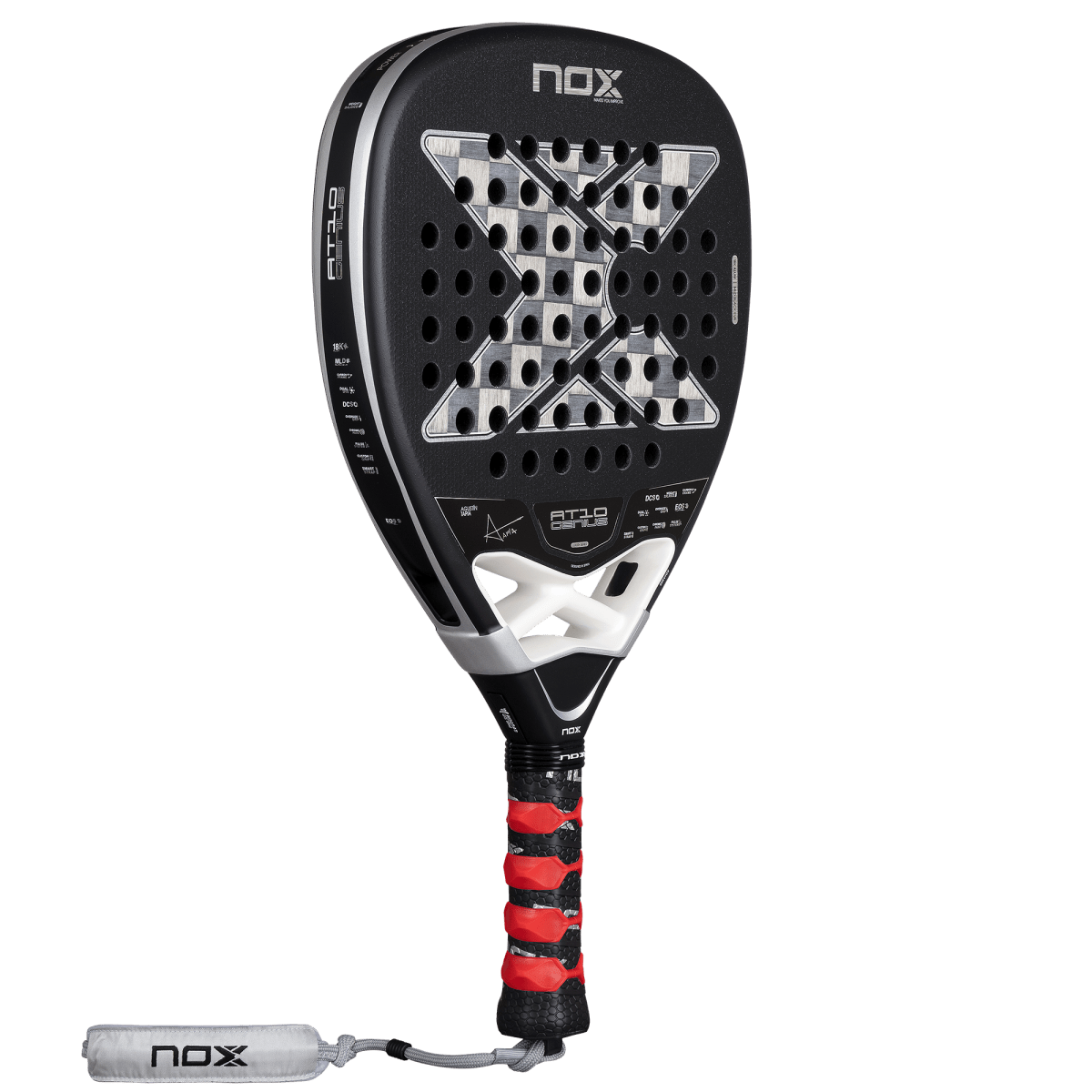 RAQUETE DE PADEL NOX AT10 LUXURY GENIUS 18K ALUM XTREM 2026 by AGUSTIN TAPIA
