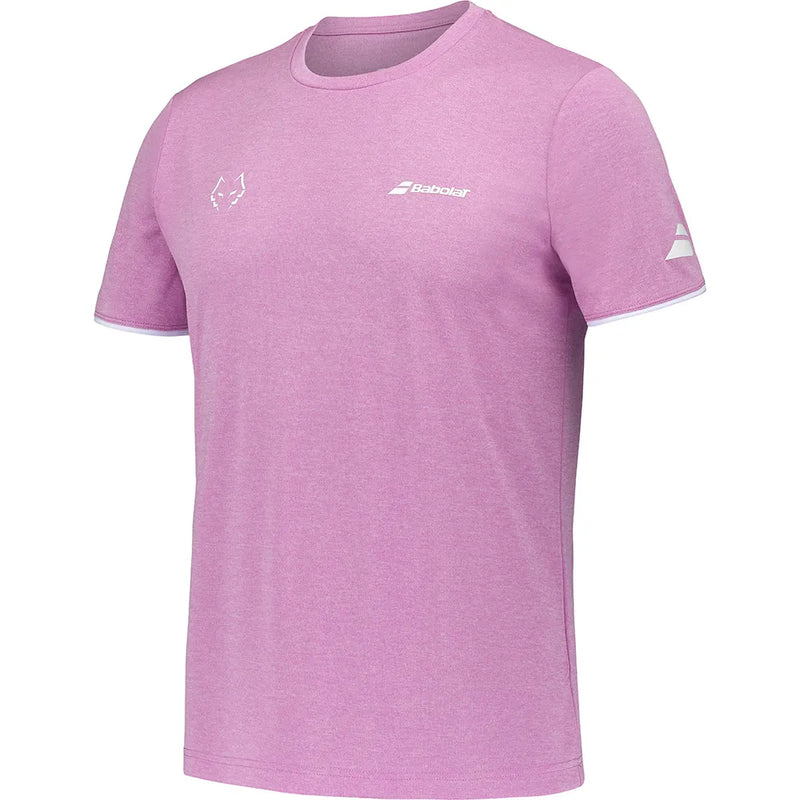 Laden Sie das Bild in Galerie -Viewer, T-SHIRT HOMEM BABOLAT JUAN LEBRON ROSA
