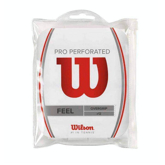 WILSON OVERGRIP PRO PERFORATED FEEL PACK 12unid.