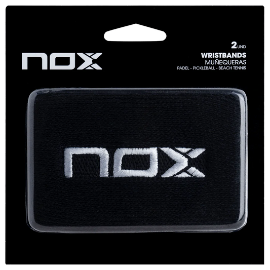 PUNHOS NOX PRETO LOGO BRANCO (2 Unidades)