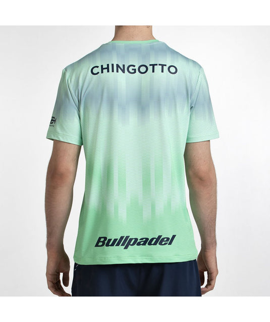 T-shirt HOMEM BULLPADEL CHINGOTTO 26V VERDE ÁCIDO