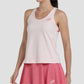 TOP DE ALÇAS MULHER BULLPADEL EDRAR ROSA PASTEL