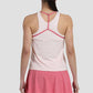 TOP DE ALÇAS MULHER BULLPADEL EDRAR ROSA PASTEL