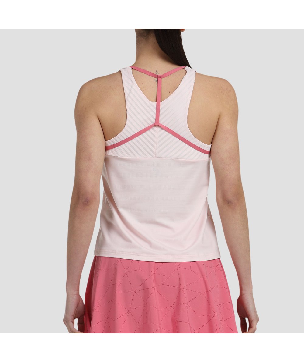 TOP DE ALÇAS MULHER BULLPADEL EDRAR ROSA PASTEL