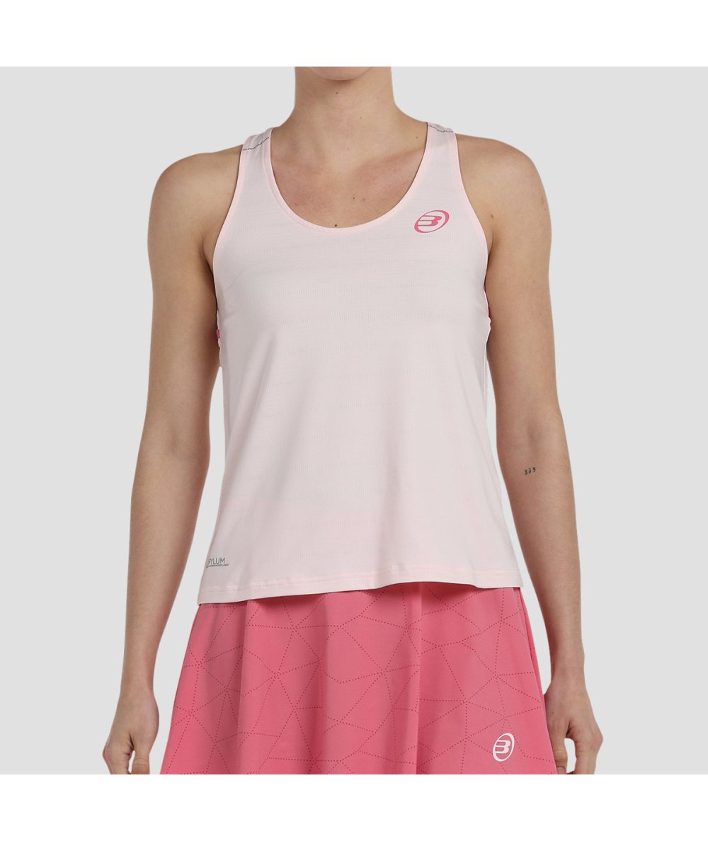 TOP DE ALÇAS MULHER BULLPADEL EDRAR ROSA PASTEL