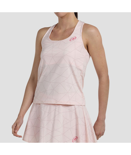 TOP DE ALÇAS MULHER BULLPADEL ESTAS ROSA PASTEL