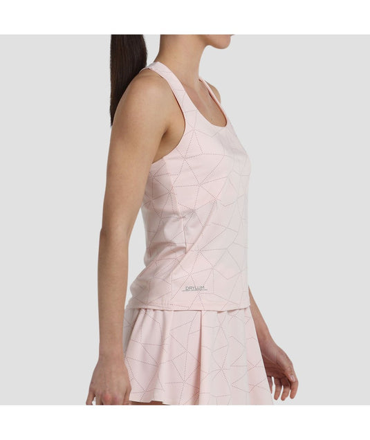 TOP DE ALÇAS MULHER BULLPADEL ESTAS ROSA PASTEL
