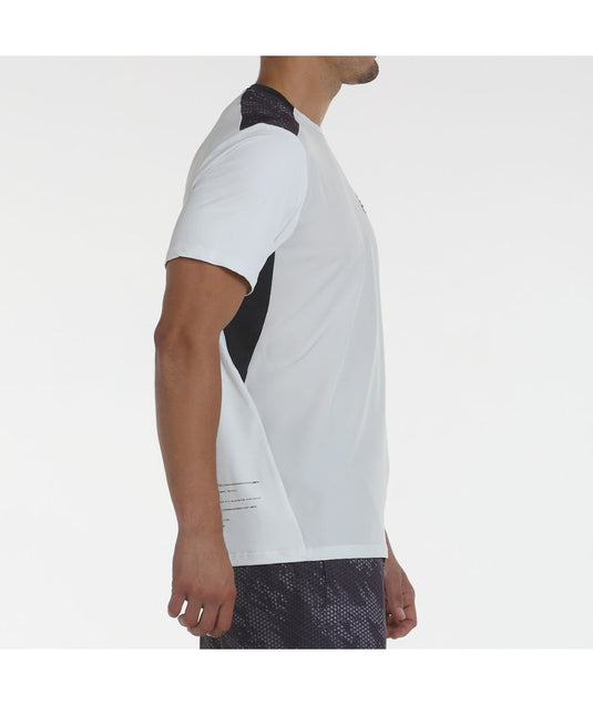 T-SHIRT HOMEM BULLPADEL MINO BRANCO GELO