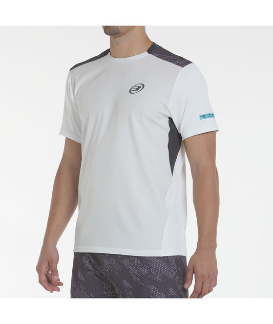 T-SHIRT HOMEM BULLPADEL MINO BRANCO GELO