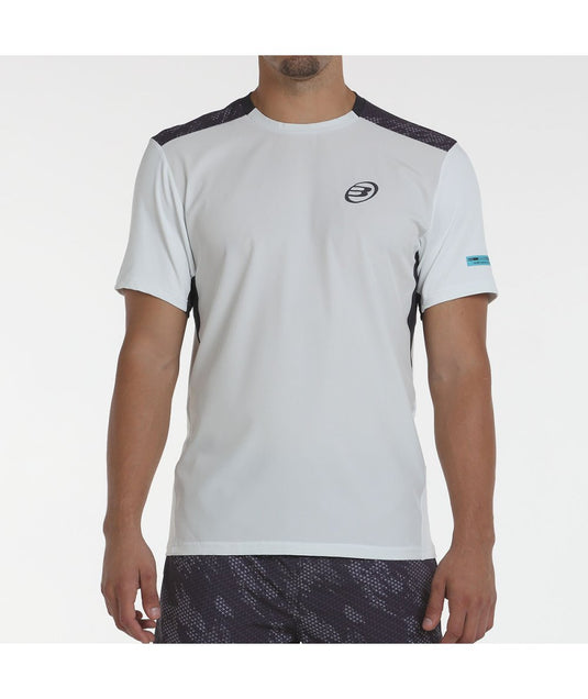 T-SHIRT HOMEM BULLPADEL MINO BRANCO GELO