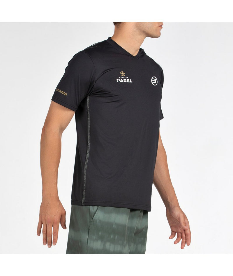 Abrir imagem na galeria, T-SHIRT HOMEM BULLPADEL PERICO PRETO Premier Padel
