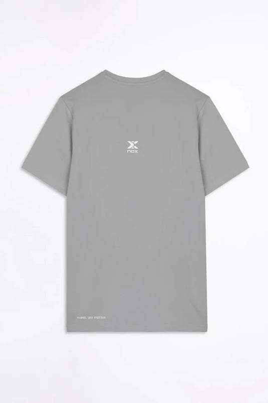 T-SHIRT HOMEM NOX TEAM REGULAR CINZENTA