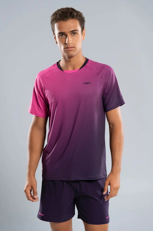 T-SHIRT POLO HOMEM NOX PRO Blackberry Rose Degraded