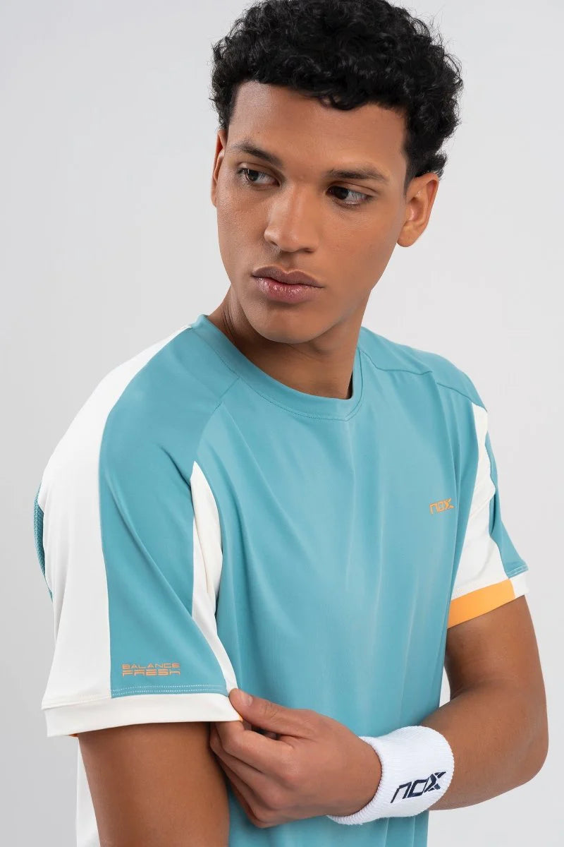 T-SHIRT HOMEM NOX PRO TURQUESA